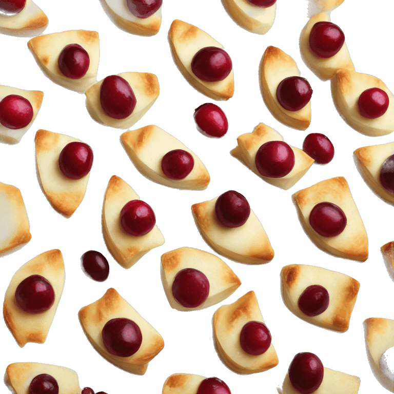 Cranberry Brie bites emoji