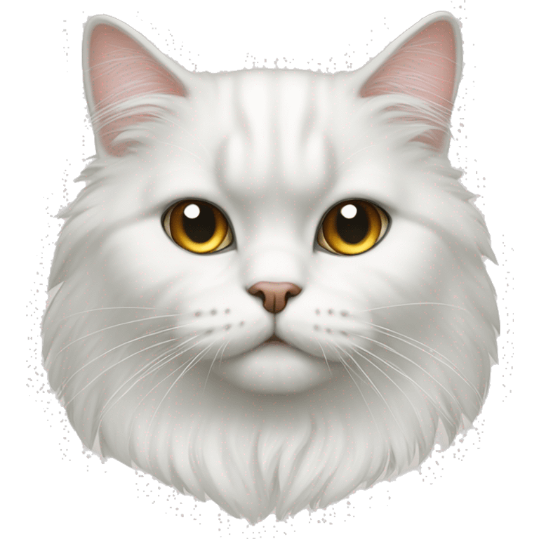 White persa cat emoji