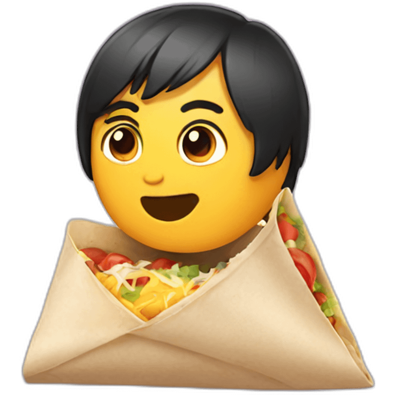 burrito-with-emo-haircut emoji