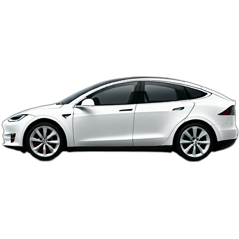 white-tesla-car emoji