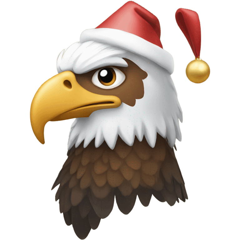 Christmas eagle emoji