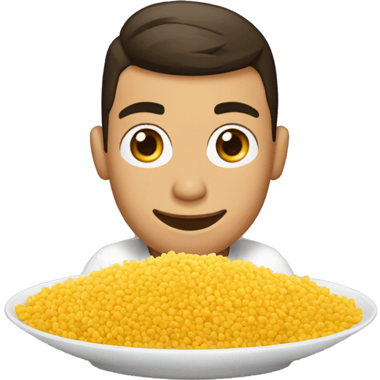 CR7 qui mange du couscous  emoji