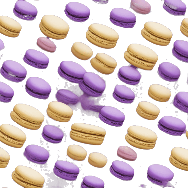 Macarons aux Purple emoji