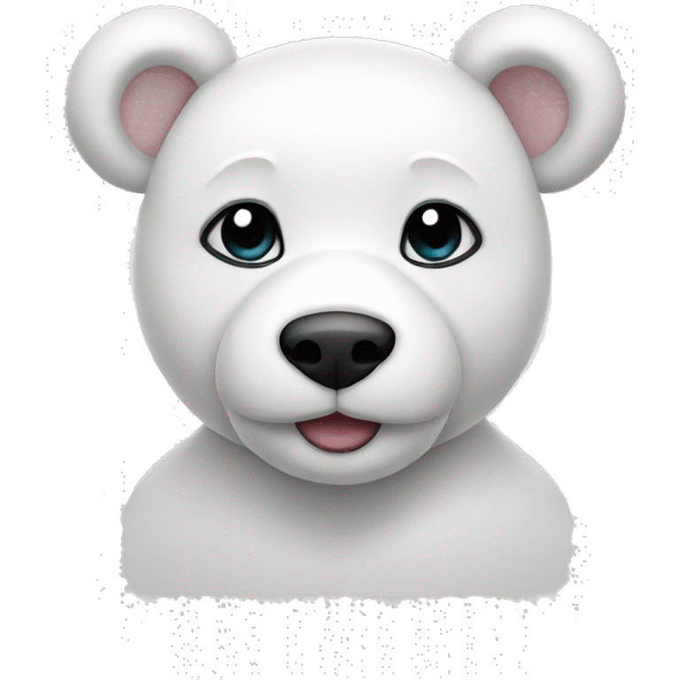 White teddy emoji