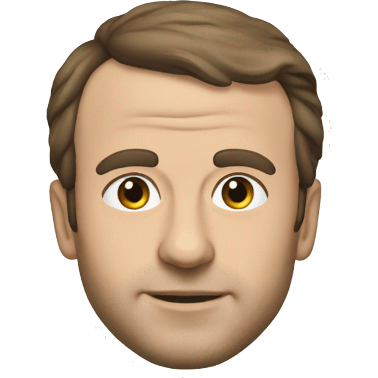 Macron manhe des suhis emoji