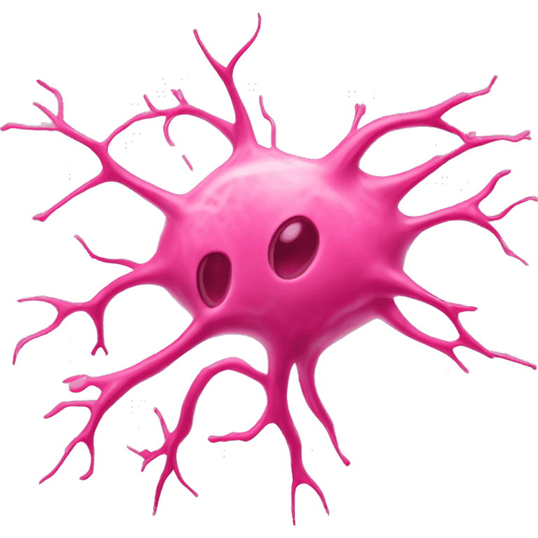 Pink neuron emoji