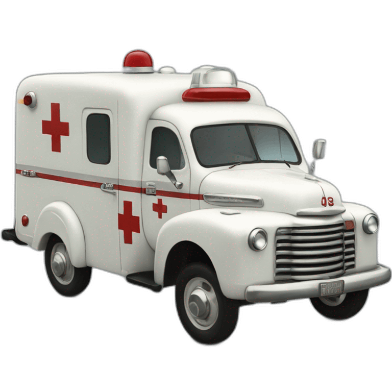 1950s ambulance emoji