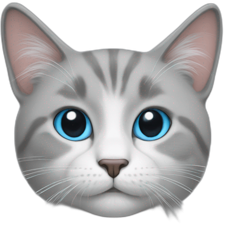 A Smurf cat emoji