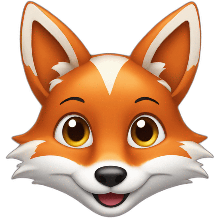 Fox smile emoji