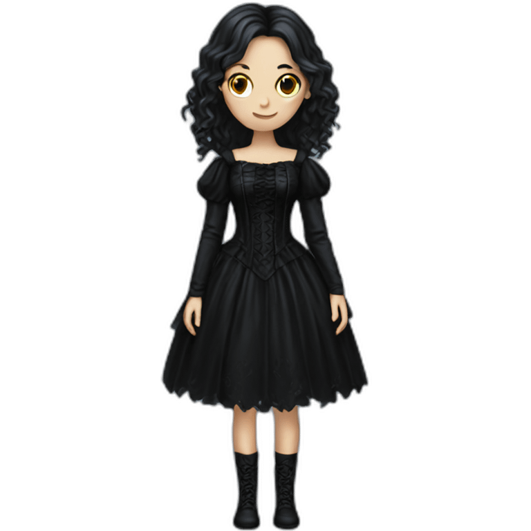 gothic dress emoji