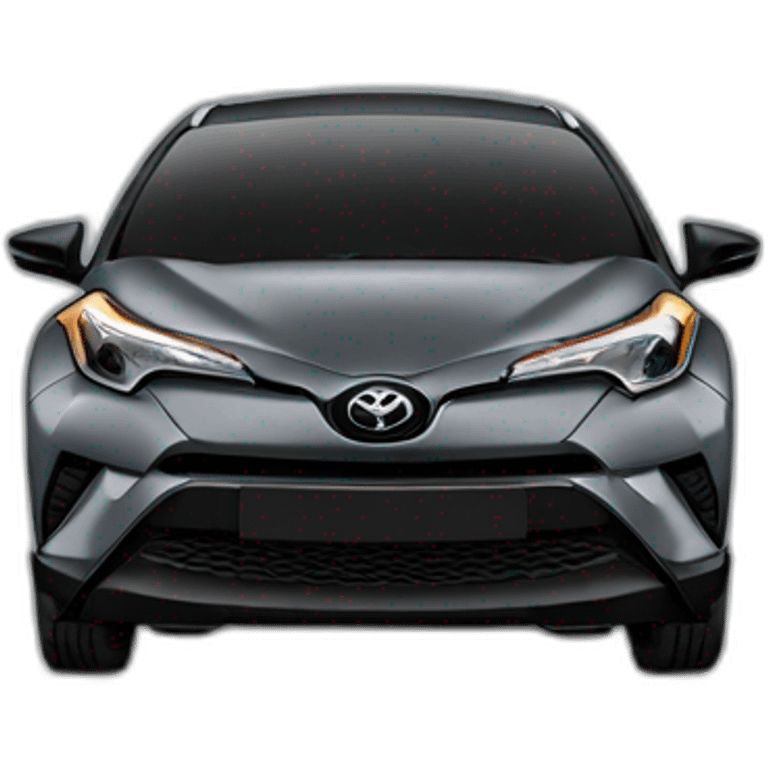 Toyota chr dark grey emoji