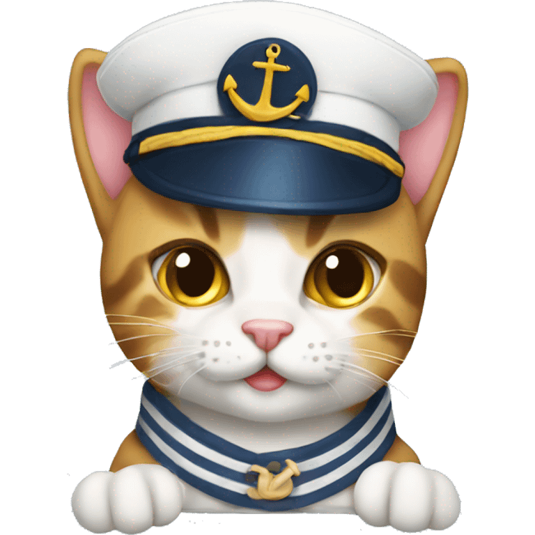 sailor cat birthday emoji