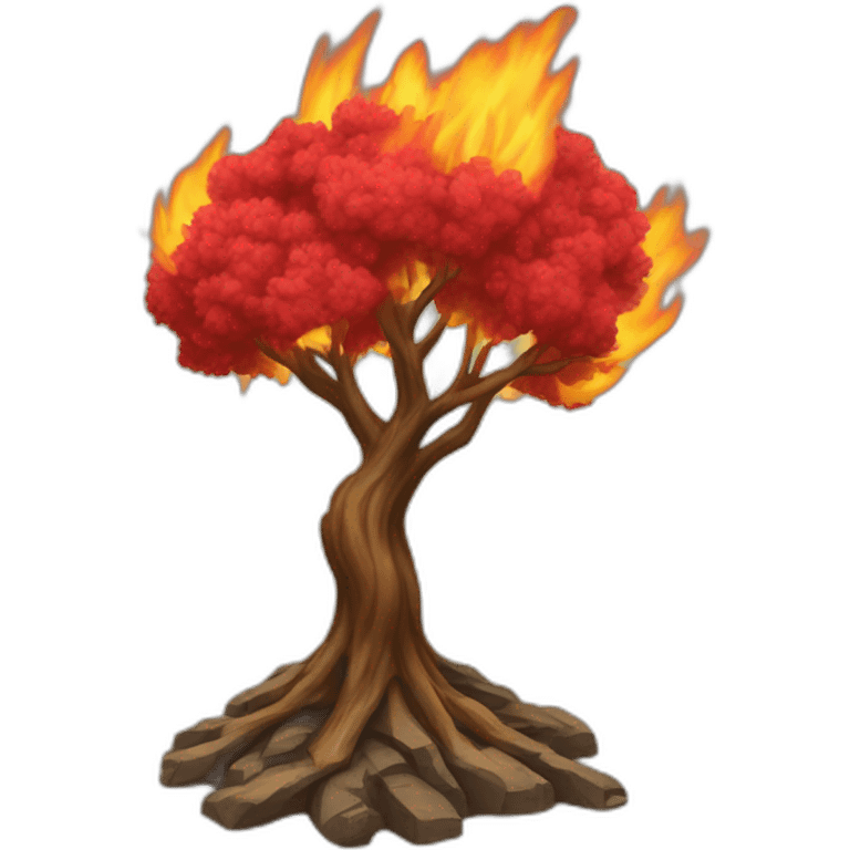 burning bush emoji