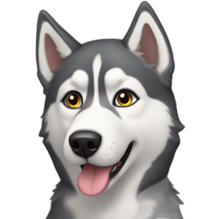 syberian husky no emoji