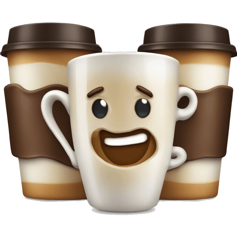 Vanilla coffe emoji