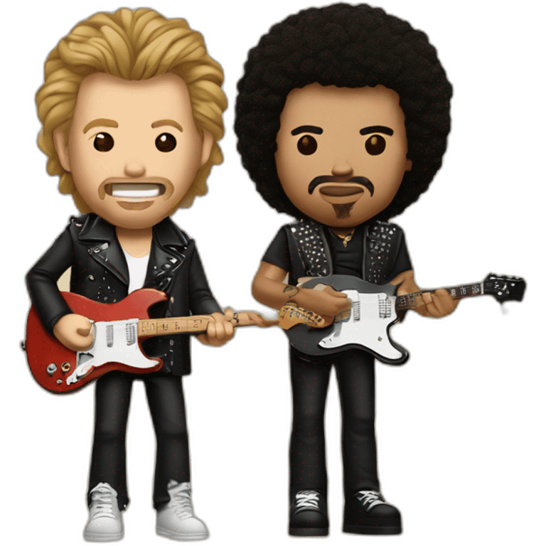 James hetfield et Jimmy Hendrix emoji