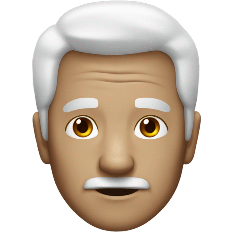 old man with white hair emoji