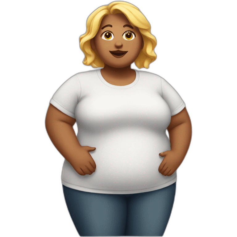 fat girl emoji