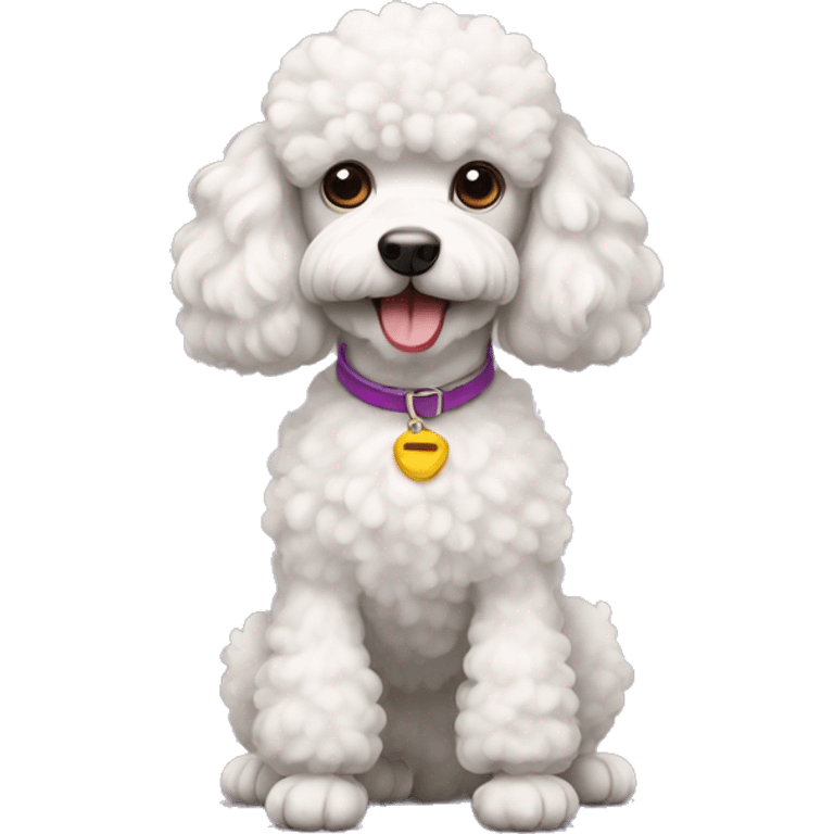 Poodle dog emoji