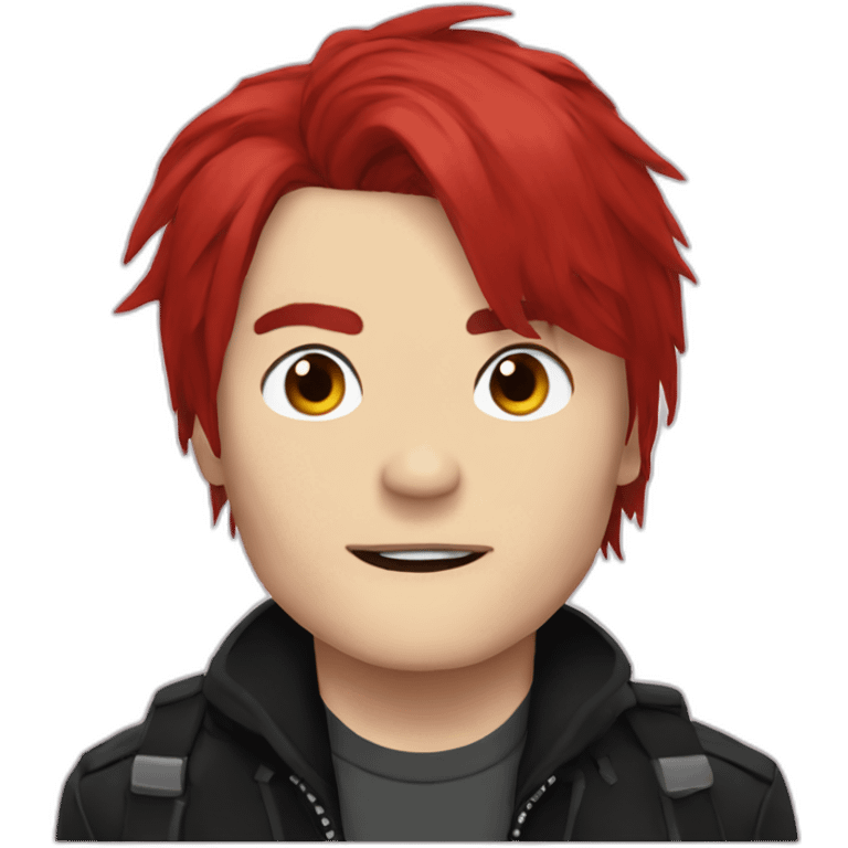 Gerard Way red hair emoji