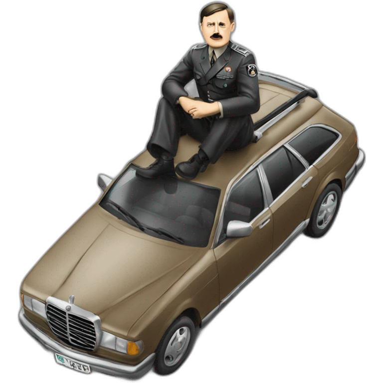 Hitler-on-a-car emoji