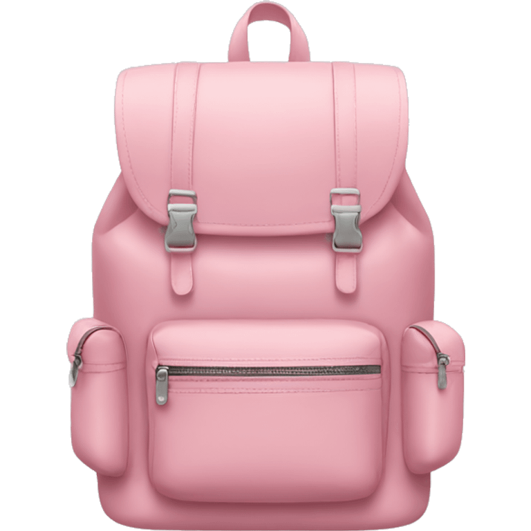 pastel pink backpack emoji