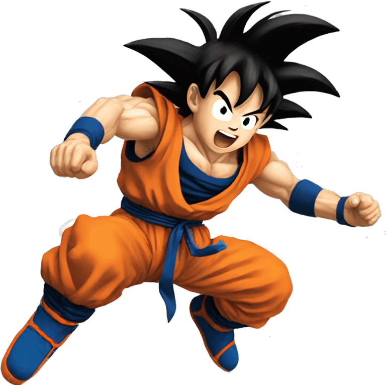 Goku flying emoji