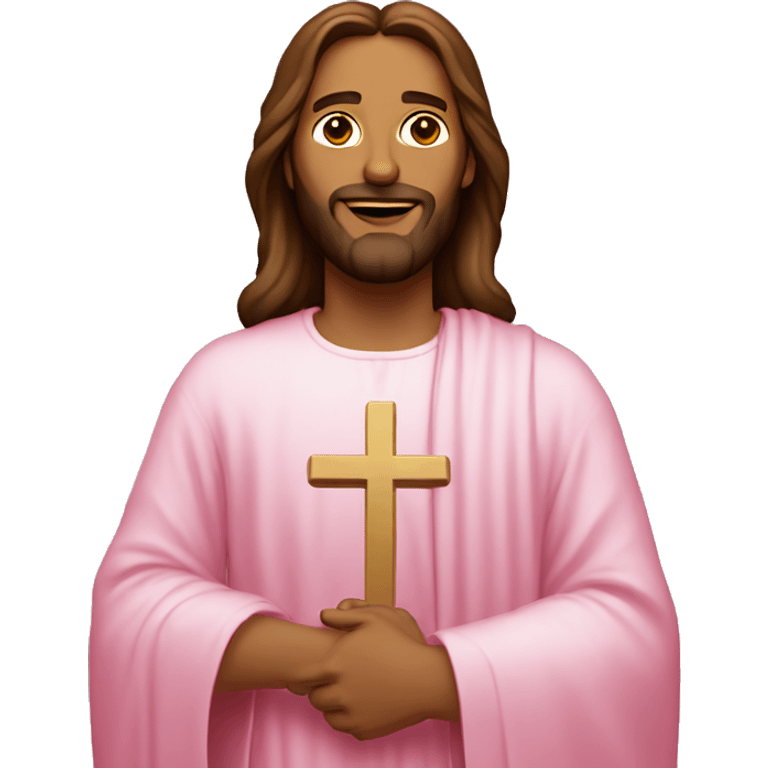 Pink Jesus emoji