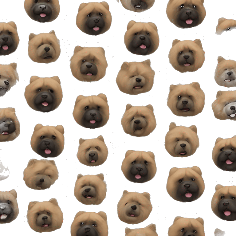 chow chow black emoji