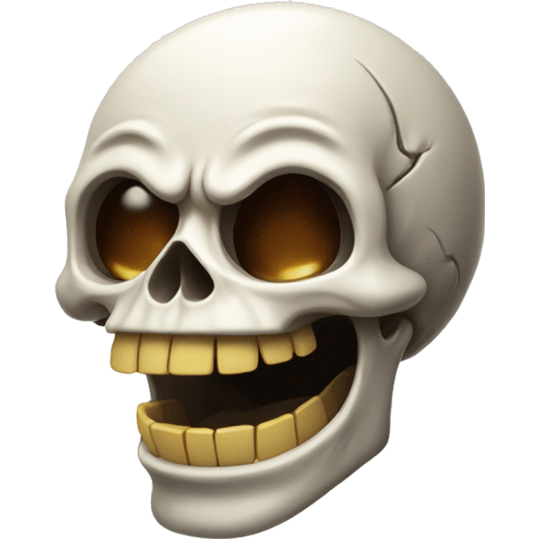 Skull laughing so hard emoji