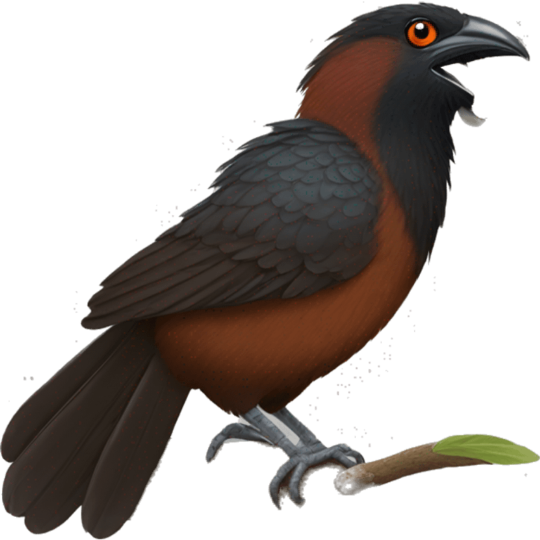 Greater coucal emoji