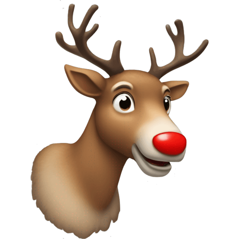 Red Nosed Reindeer emoji