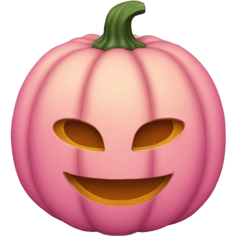 Pink pumpkin  emoji