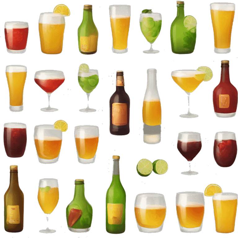 alcohol drinks emoji