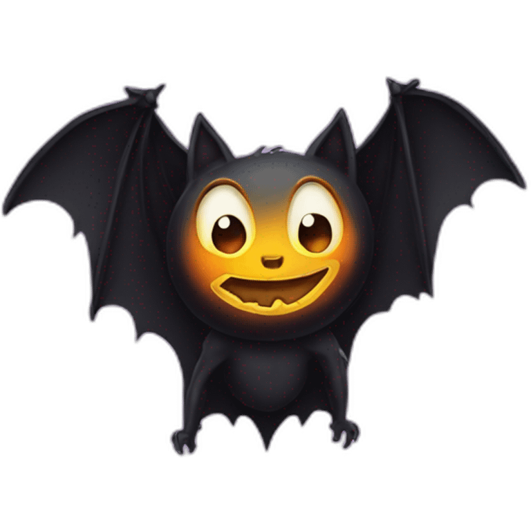 bat halloween emoji