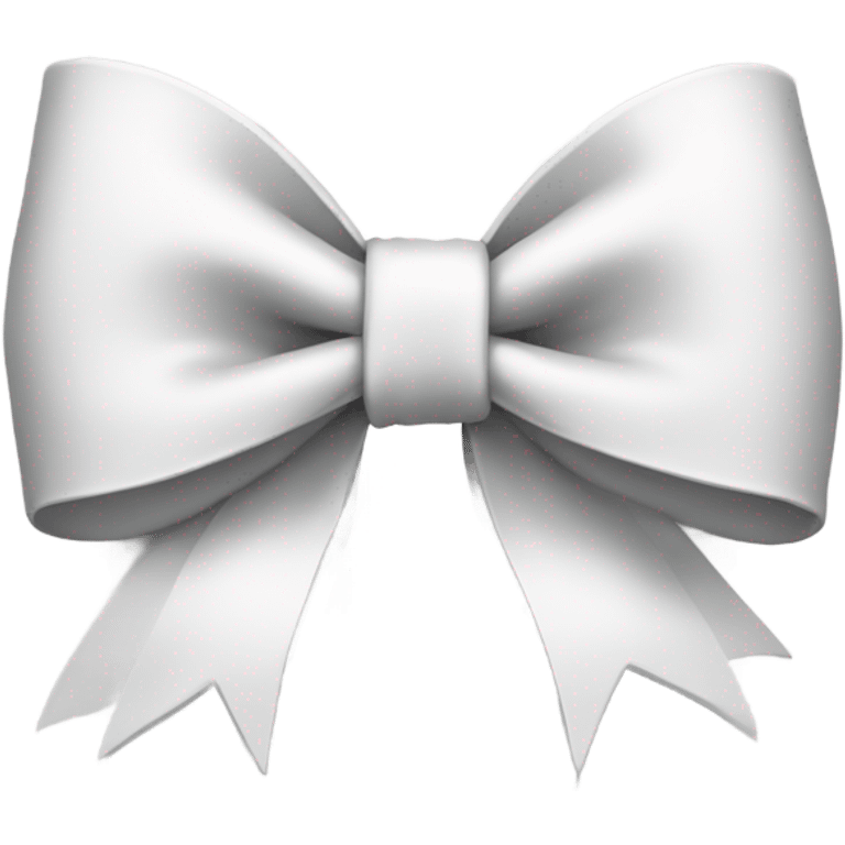 white bow emoji