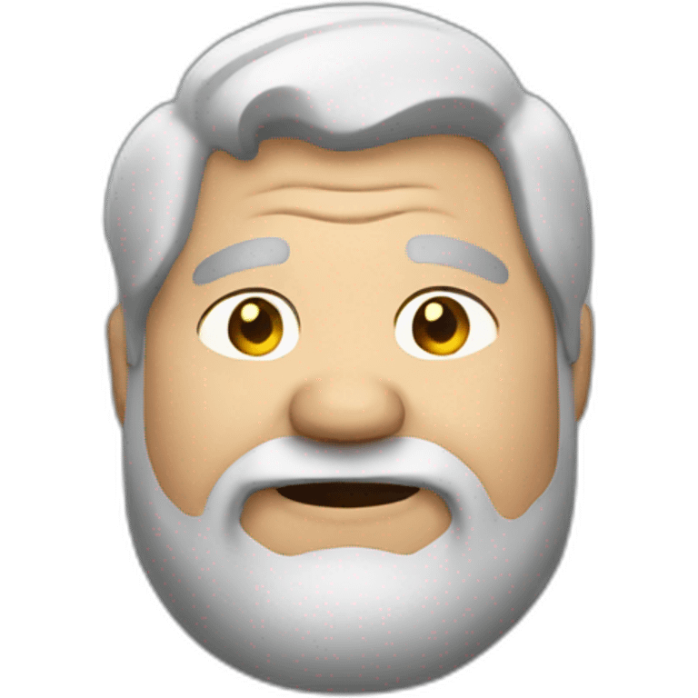 faT man with gray hair emoji