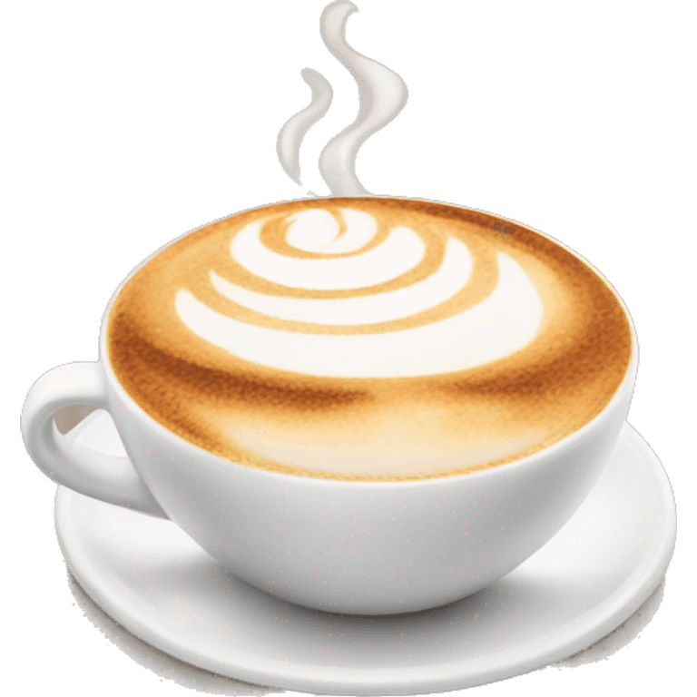 A cappuccino  emoji