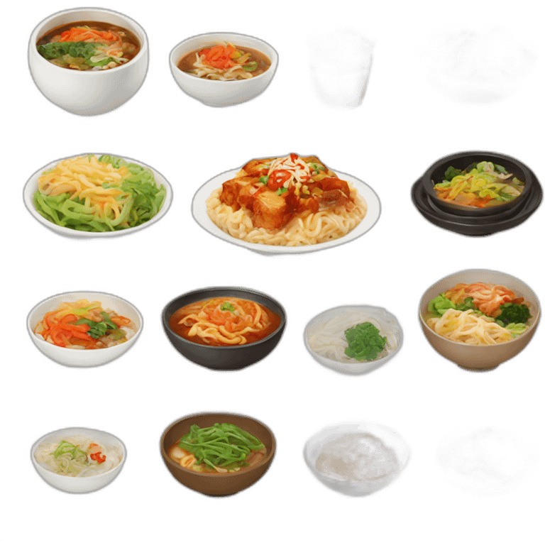 Korean food emoji