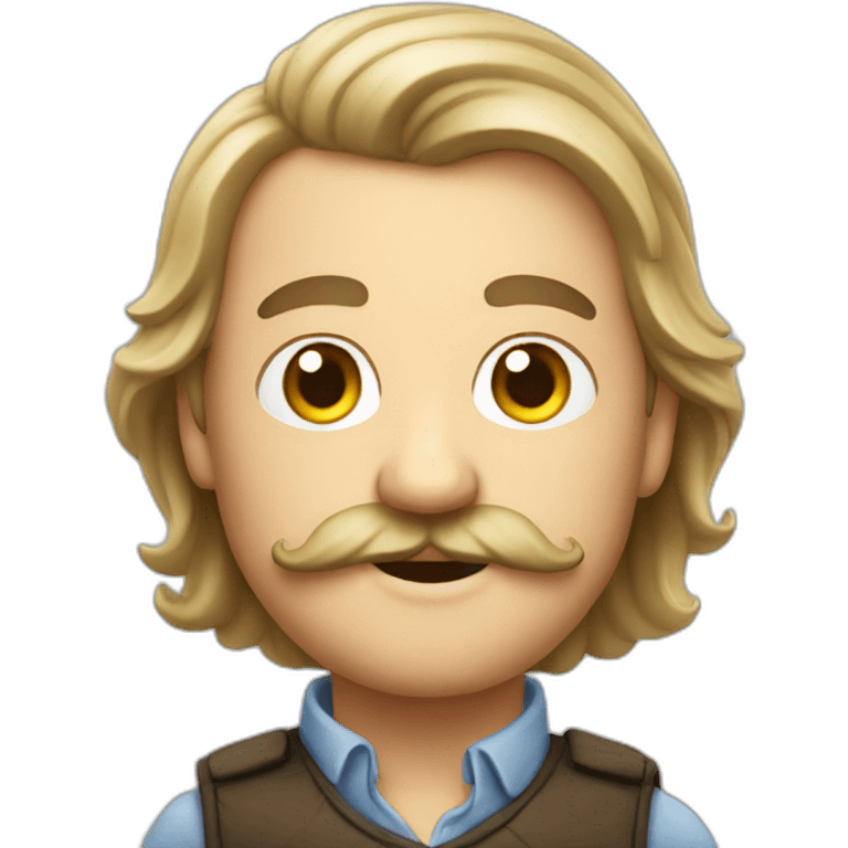 Dutch men whith mustache emoji