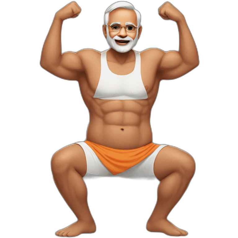 Modi six packs emoji