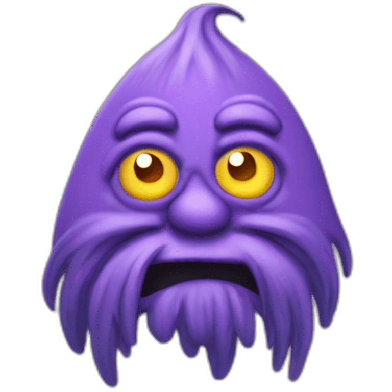 evil barbapappa character emoji