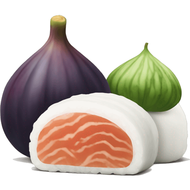 fig next to sush emoji