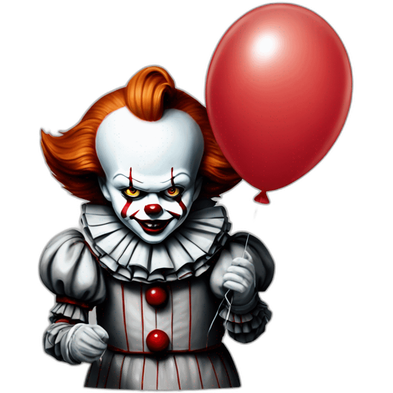 pennywise with balloon emoji