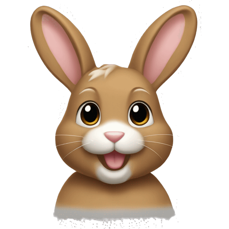 Light Brown Holland loop bunny  emoji