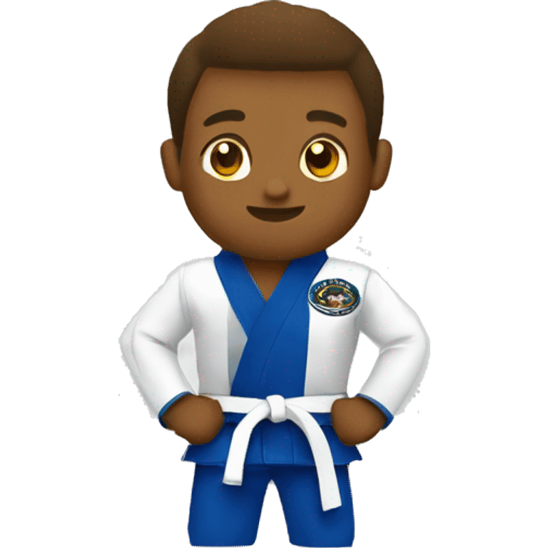 Jiu jitsu faixa marrom  emoji