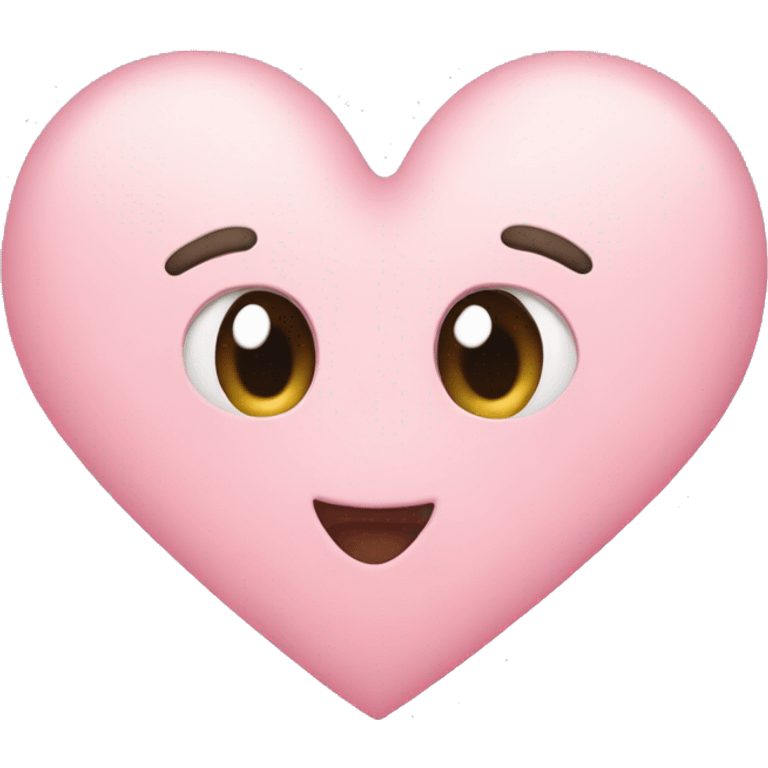 Pastel heart emoji