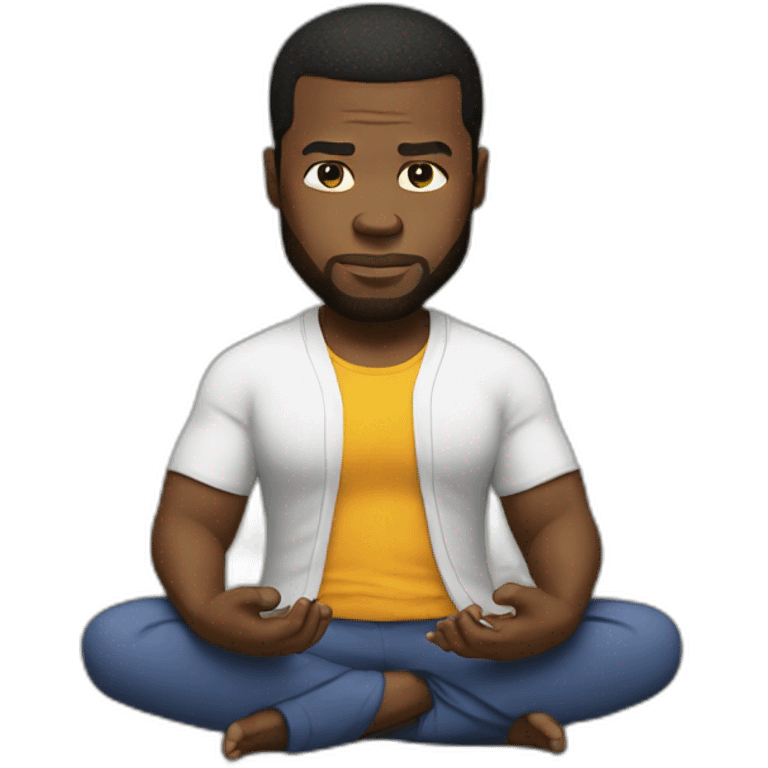 meditate 50 cent emoji