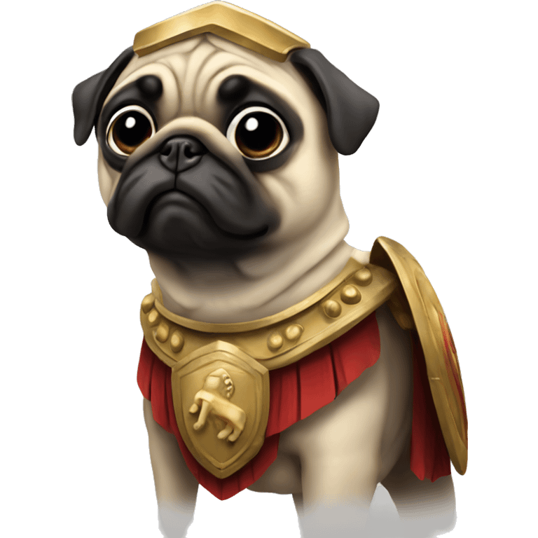 roman centurion pug emoji