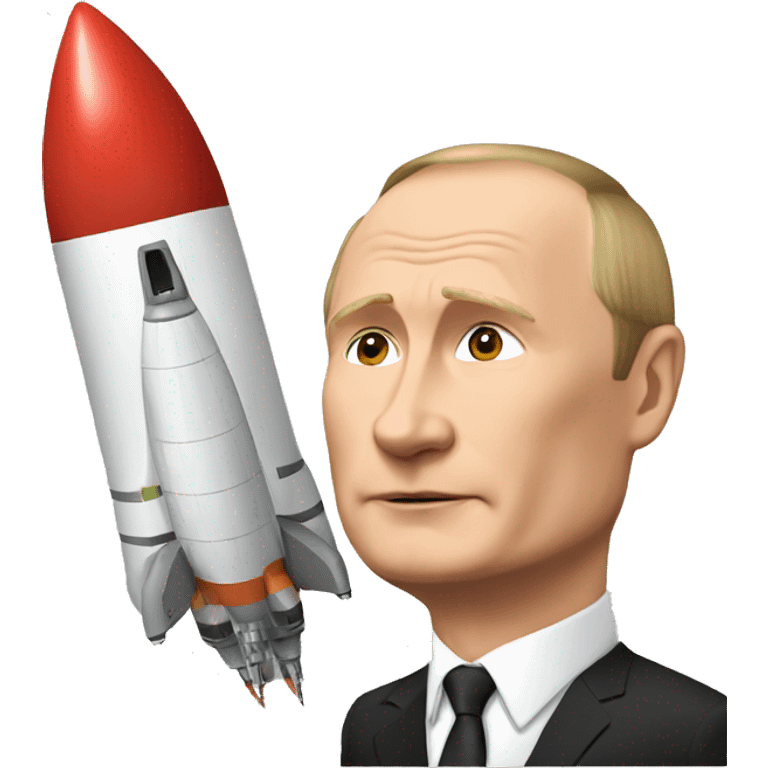 Putin and rocket  emoji